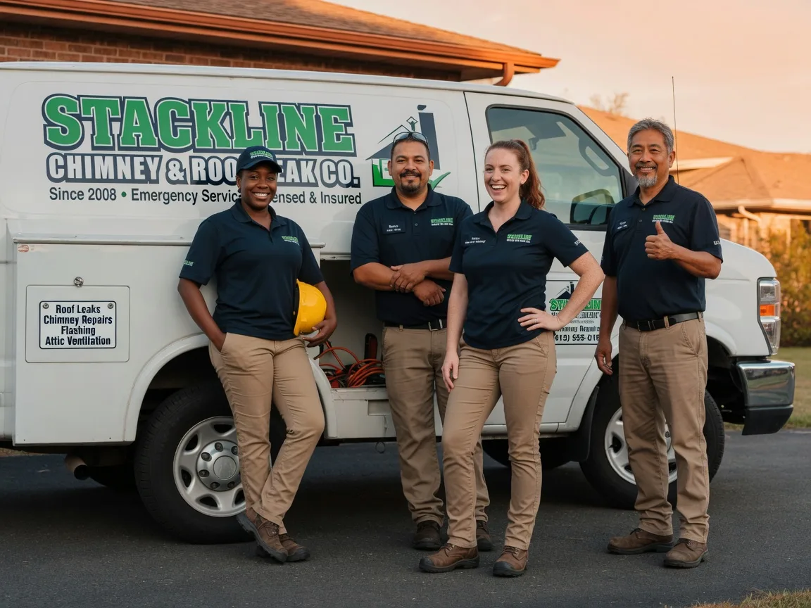 Chimney flashing repair company in Unityville, PA